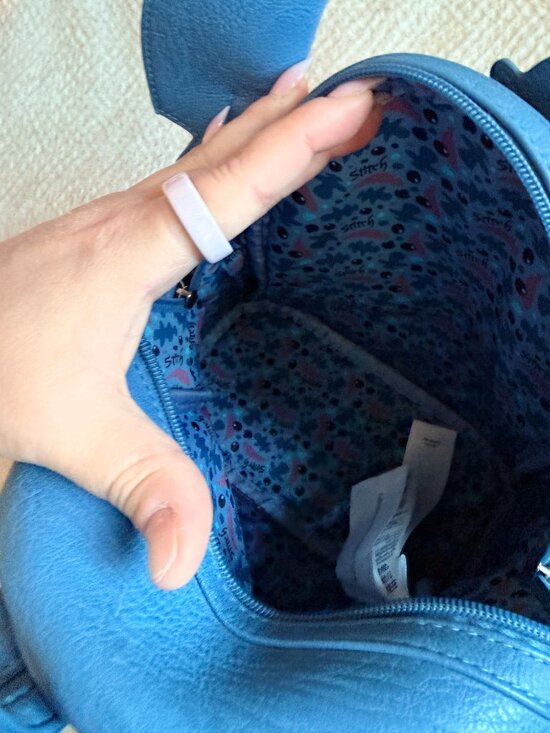Disney Parks Loungefly Stitch Mini Backpack | Blue | Used main image 3